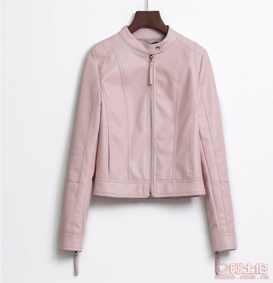 【MILUOSIYU機(jī)車皮衣女式皮衣短款修身皮夾克PU小外套2017春裝機(jī)車服廠家直銷20160001】平湖市子萱服裝店 - 產(chǎn)品庫(kù)